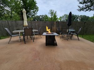 Freedom Ranch Properties - Arkansas - Military accommodations or crashpad near the Little Rock Airforce base in Jacksonville, Arkansas. - Back Patio